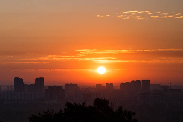 istock Sunrise over Rusanovka 1345087952