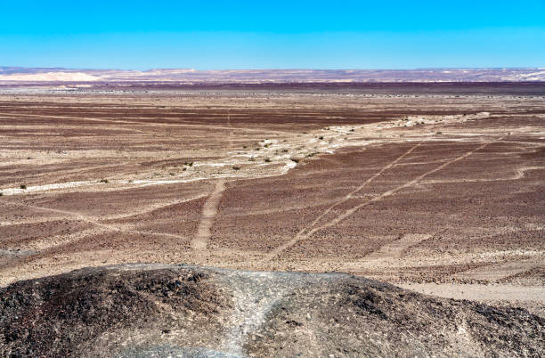 istock Geoglyphs and lines of Nazca in Peru 1345100491