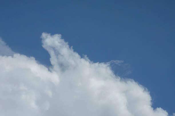 istock Half covered by full of cloud in the sky 1345104427