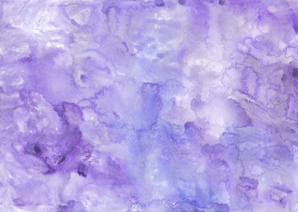 istock Acrylic paint modern violet, blue and white abstract painting, modern contemporary art, wallpape 1345108962