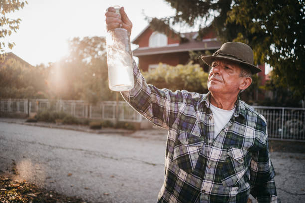 istock Traditional homemade distillery for making brandy 1345112000