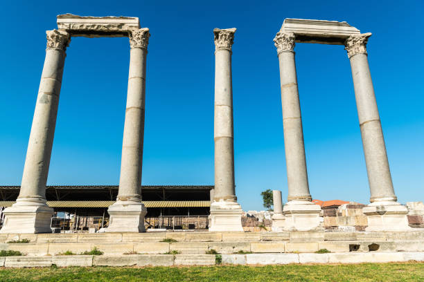 istock Corinthian columns at the ancient Agora site in Izmir, Turkey. 1345112691