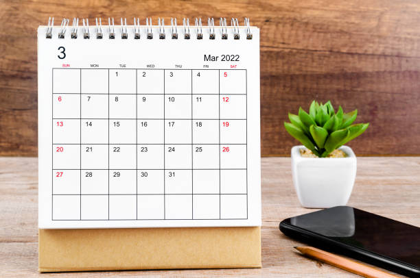 istock March 2022 desk calendar 1345117275