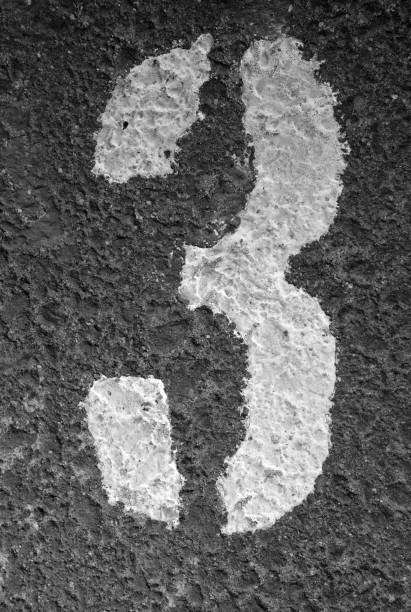 istock Number three on asphalt in black and white. 1345123305