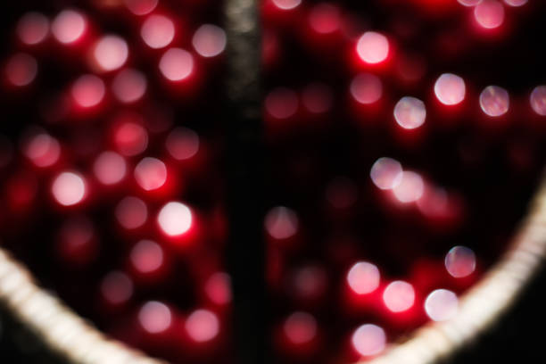 istock Defocus abstract red christmas background. Red bokeh abstract light background. Backdrop blur glitter light. Valentine`s day. Holiday concept. Out of focus 1345124225