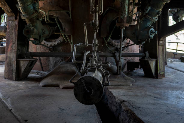 furnace inside of an industry terrain