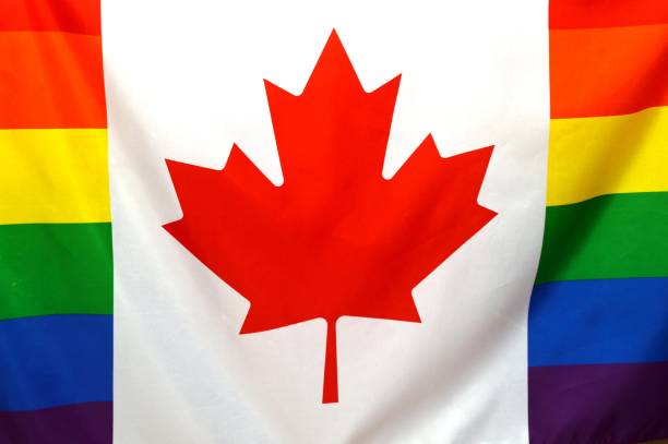 istock Flag of LGBT Canada 1345126198