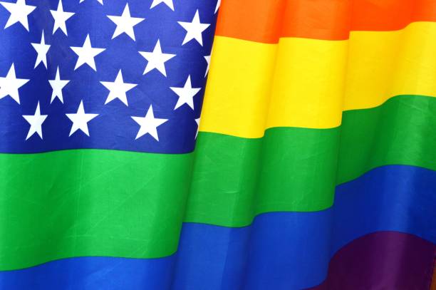 istock Lgbt usa flag 1345126957