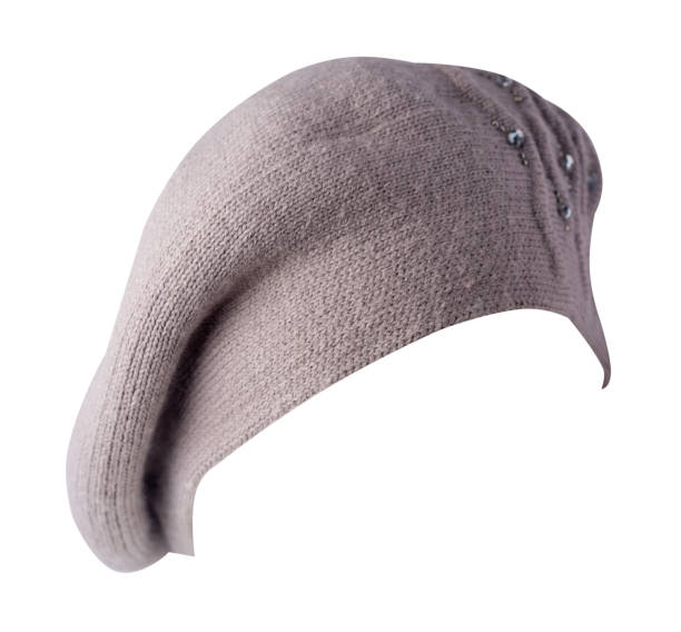 istock female  beret isolated on white background. autumn accessory 1345127971