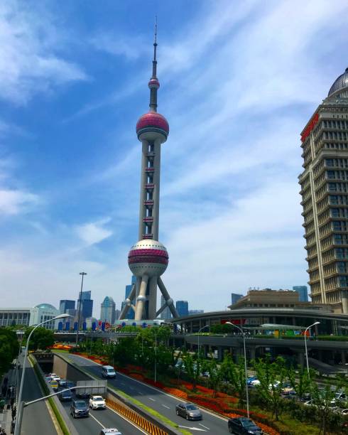 istock Oriental Pearl Tower, Shanghai, China 1345130054