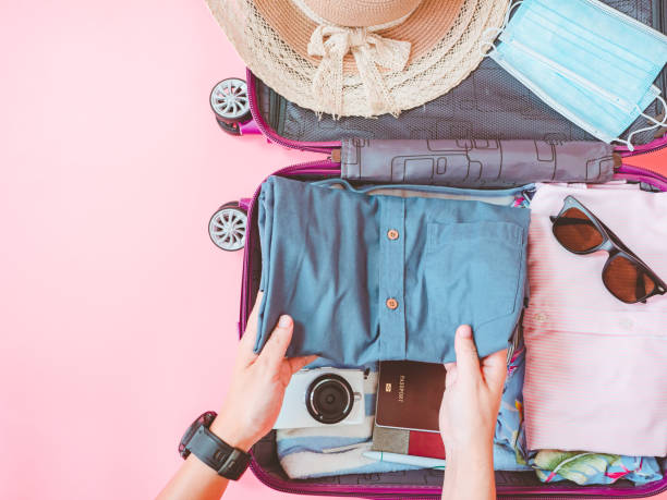 istock Preparing for travel in new normal. 1345136322