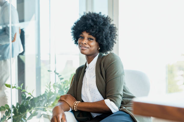 istock Confident, successful, female lawyer poses for portrait 1345146633