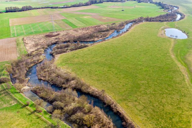 istock Renaturation of a small river 1345153024