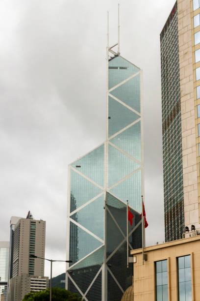 Bank Of China Tower In Central Hong Kong City, Hong Kong. Hong Kong Central, Hong Kong - ‎June 14, 2016 : Bank Of China Tower In Central Hong Kong City. the bank of china tower stock pictures, royalty-free photos & images