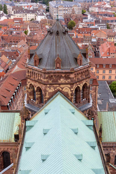 istock Top view of Strasbourg city 1345157208