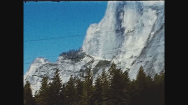 United States 1960, Yosemite mountains landscape