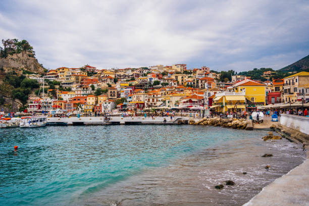 istock Greek coastal town 1345160017
