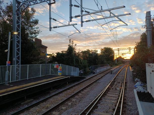 istock London Overground railway at sunset 1345170490