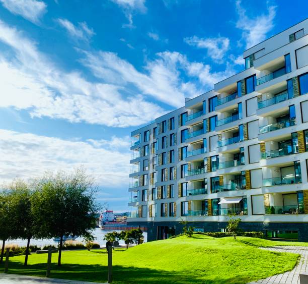istock Apartment building in Oslo, Norway 1345172451