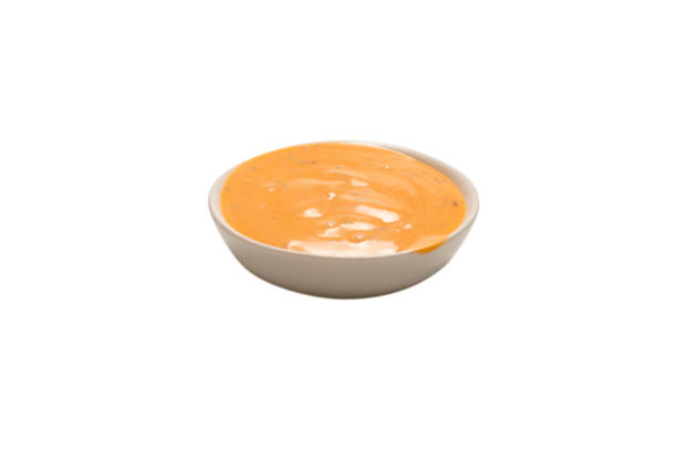 istock Sauce in a bowl isolated on white background. 1345176976