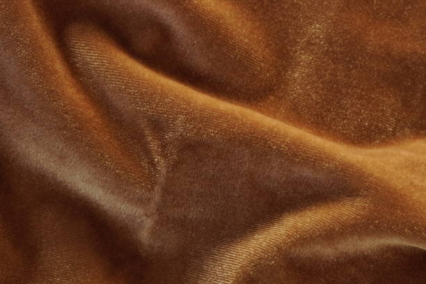 istock Velvet texture brown color background, 1345183954