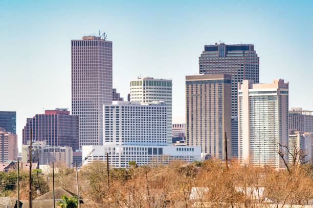 istock New Orleans skyline, back view on a sunny day, Louisiana. 1345198581