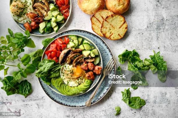 Breakfast Salad Stock Photo - Download Image Now - Healthy Eating, Food, Healthy Lifestyle