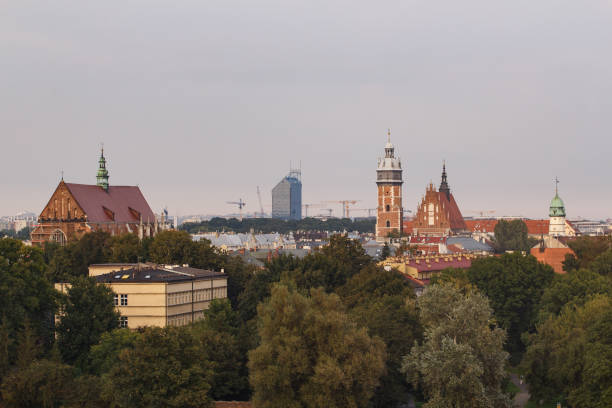 istock Krakow - panorama of the city 1345210055