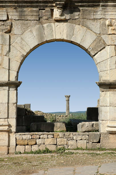 istock Archaeological site of Volubilis in Morocco 1345223000