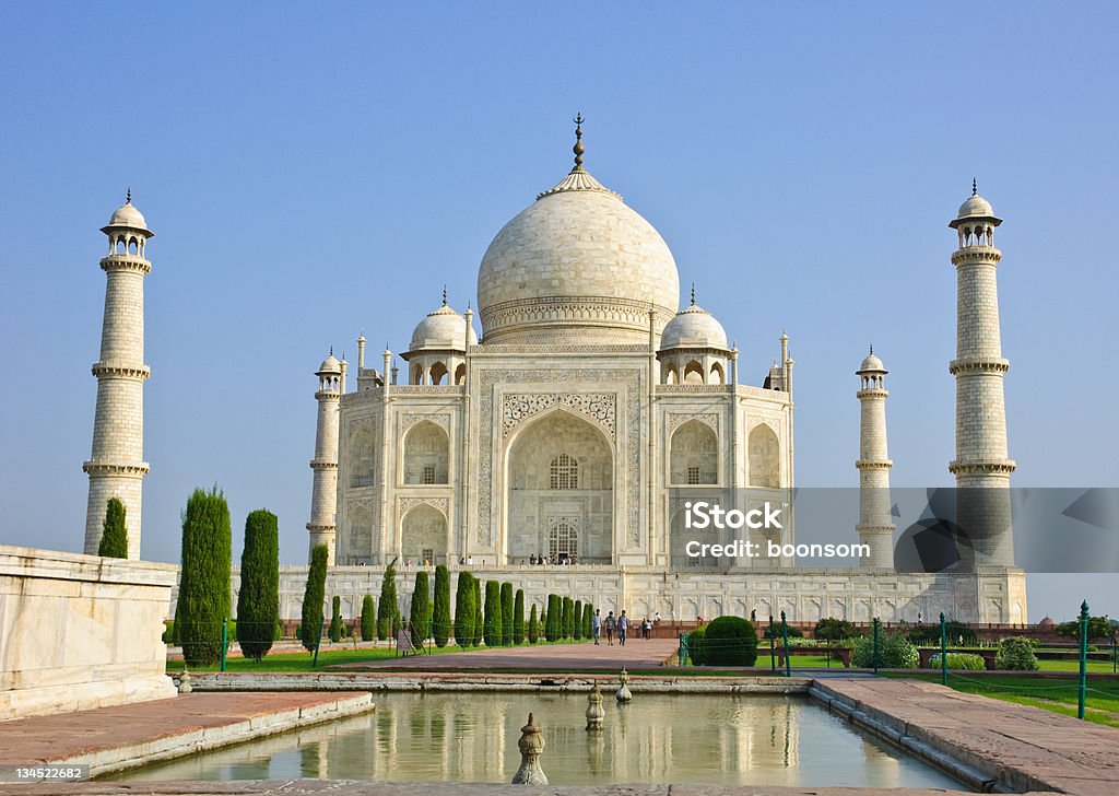 Taj Mahal, India - Foto stock royalty-free di Acqua