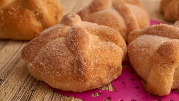 istock Tradional mexican pan de muerto 1345230717
