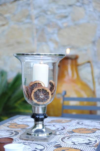 istock Decorated candles and candle holders 1345235659