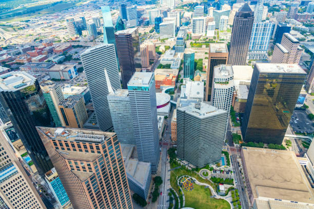 Directly Above Downtown Dallas