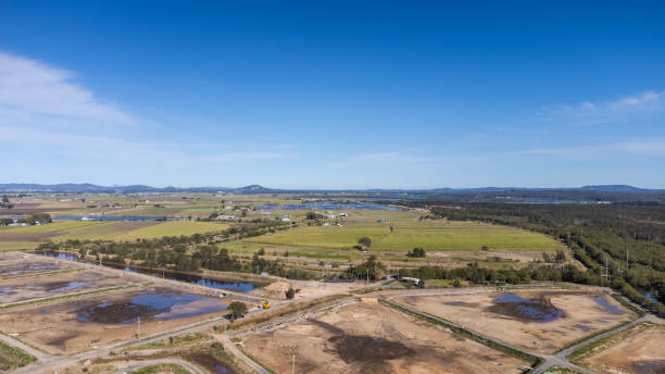 istock Industrial holding ponds 1345240360