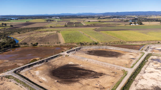 istock Industrial holding ponds 1345240368