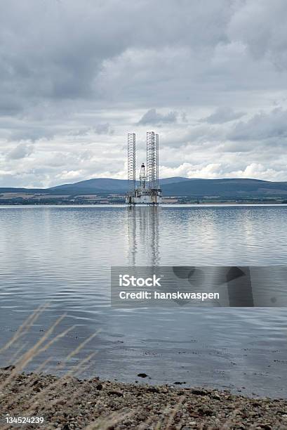 Oil Rig At Cromarty Firth Scotland Stock Photo - Download Image Now - Coastline, Cromarty Firth, Drilling Rig