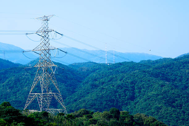 istock Electricity Pylon and Lines 134524760