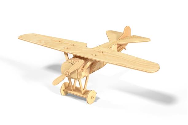 istock Wooden toy plane 1345252984
