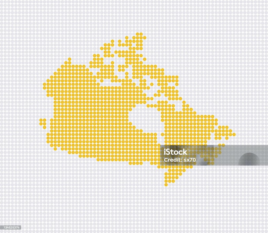 Канада поп-карта (вектор - Векторная графика Канада роялти-фри