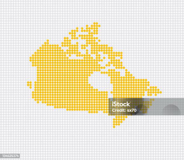 Канада Попкарта Вектор — стоковая векторная графика и другие изображения на тему Канада - Канада, Карта, Без людей