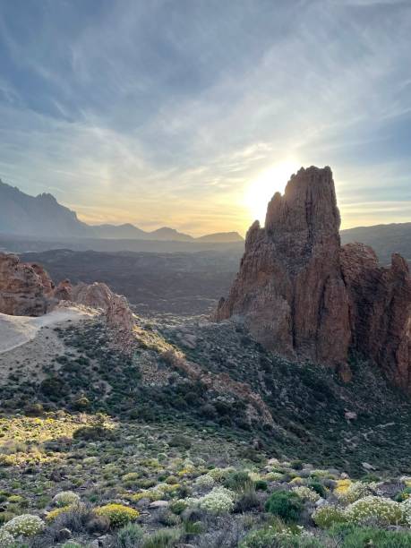 istock Sunset al Teide volcano in Tenerife 1345257973