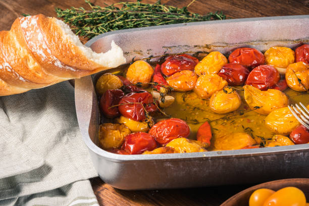 Confit de Tomate Cereja, Alho e Alho-Poró: irresistível! - receita deliciosa profissional - passo 2