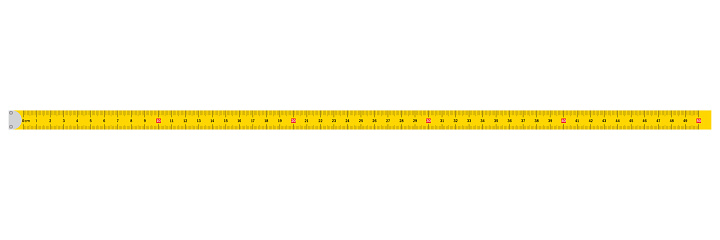 Measuring tape. Yellow banner. Ð¡onstruction tool. Repair concept. Isolated object. Vector illustration. Stock image. EPS 10.