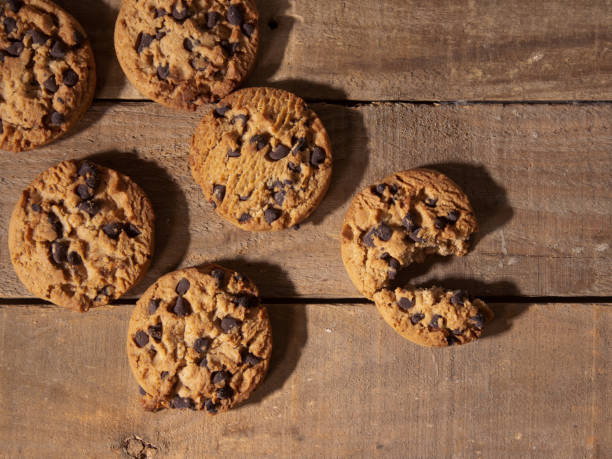 istock top view of homemade chocolate chip cookie 1345263618