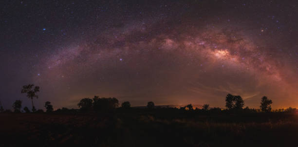 istock beautiful milky way in dark night 1345266396
