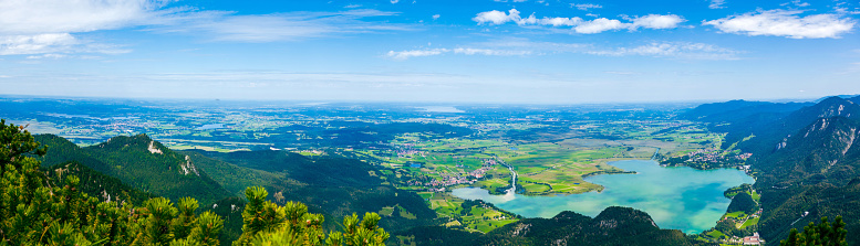 Bavarian Alps, Prealps in Bavaria Germany,