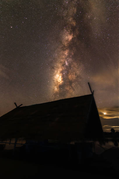 istock beautiful milky way in dark night 1345266414
