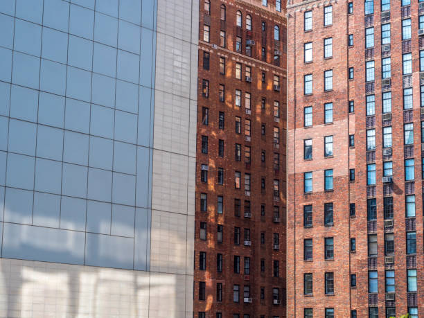 istock New York Architecture, red brick and modern buildings 1345274577