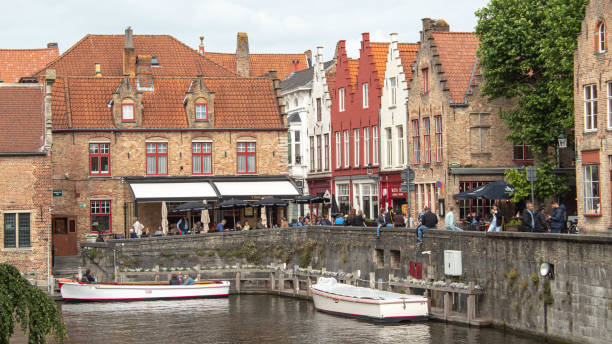 istock Boats in Bruges 1345283728