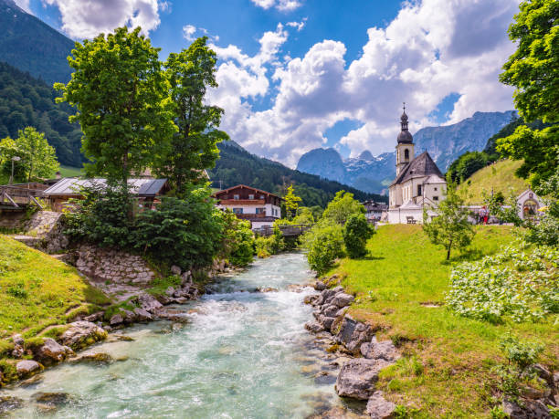 Skyline of Ramsau in Berchtesgaden